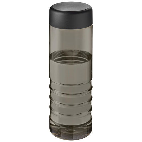 Gourde sport publicitaire 750ml Ocean Plastic H2O Active® Charbon et Noir